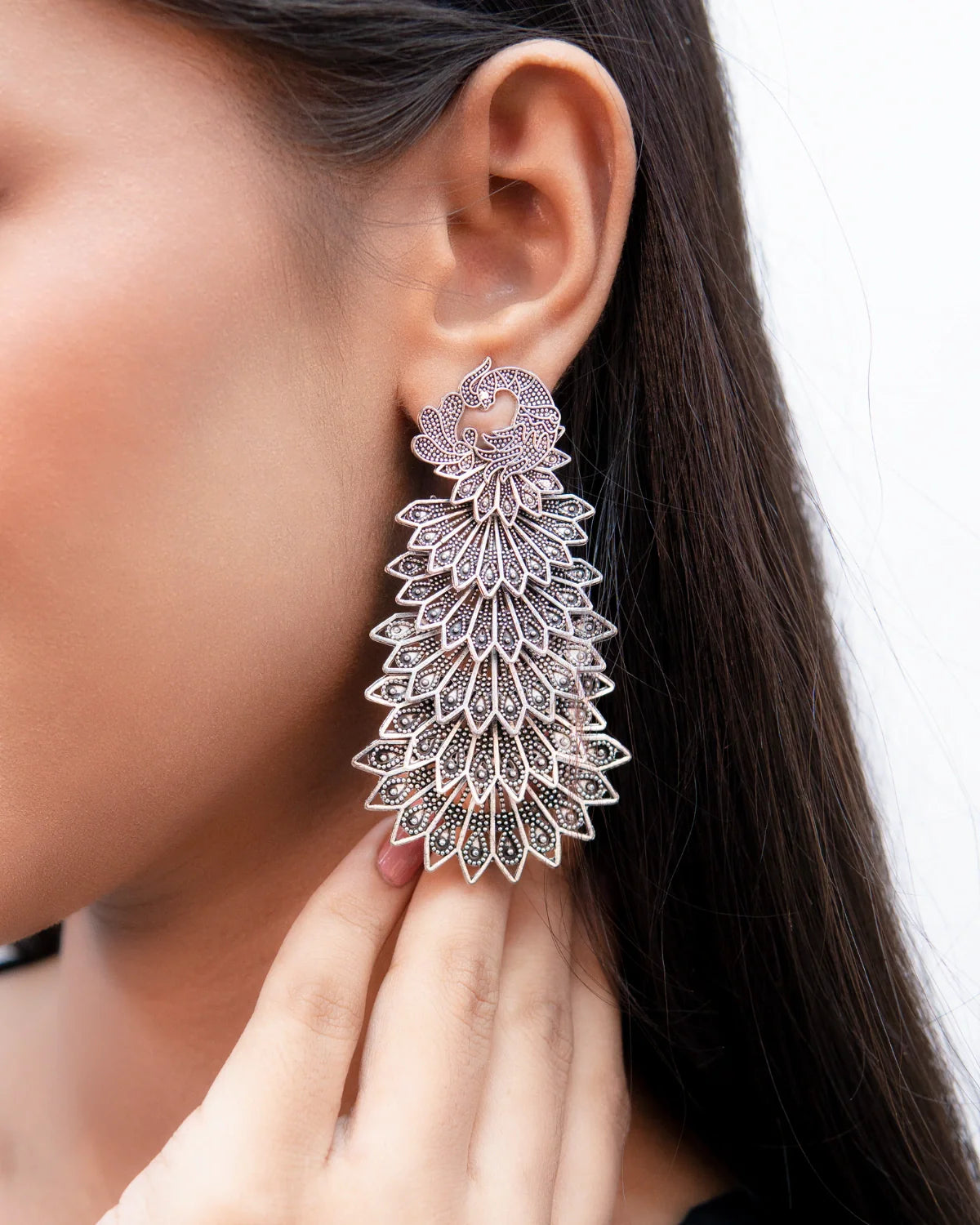 Peacock Raga Earrings