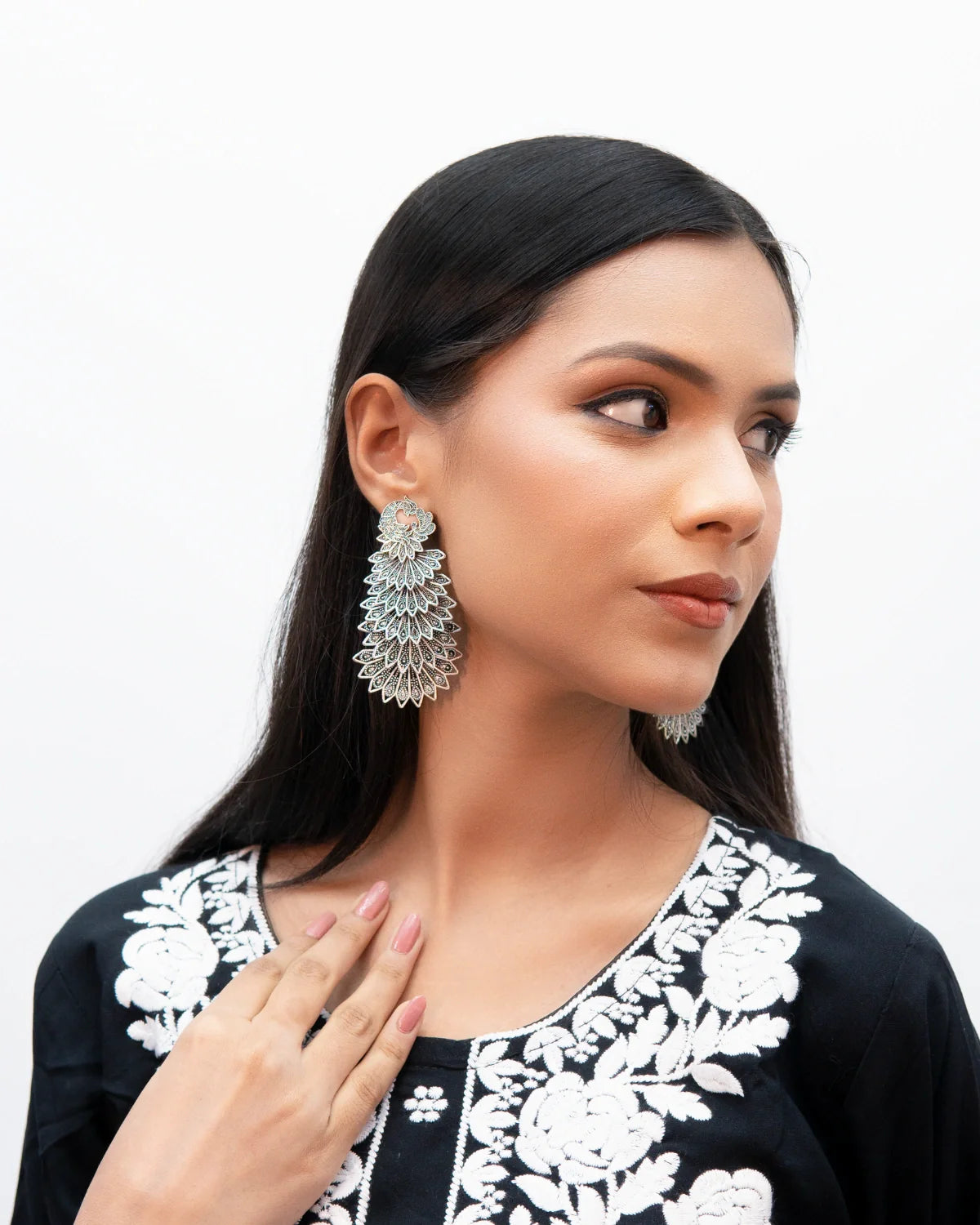 Peacock Raga Earrings