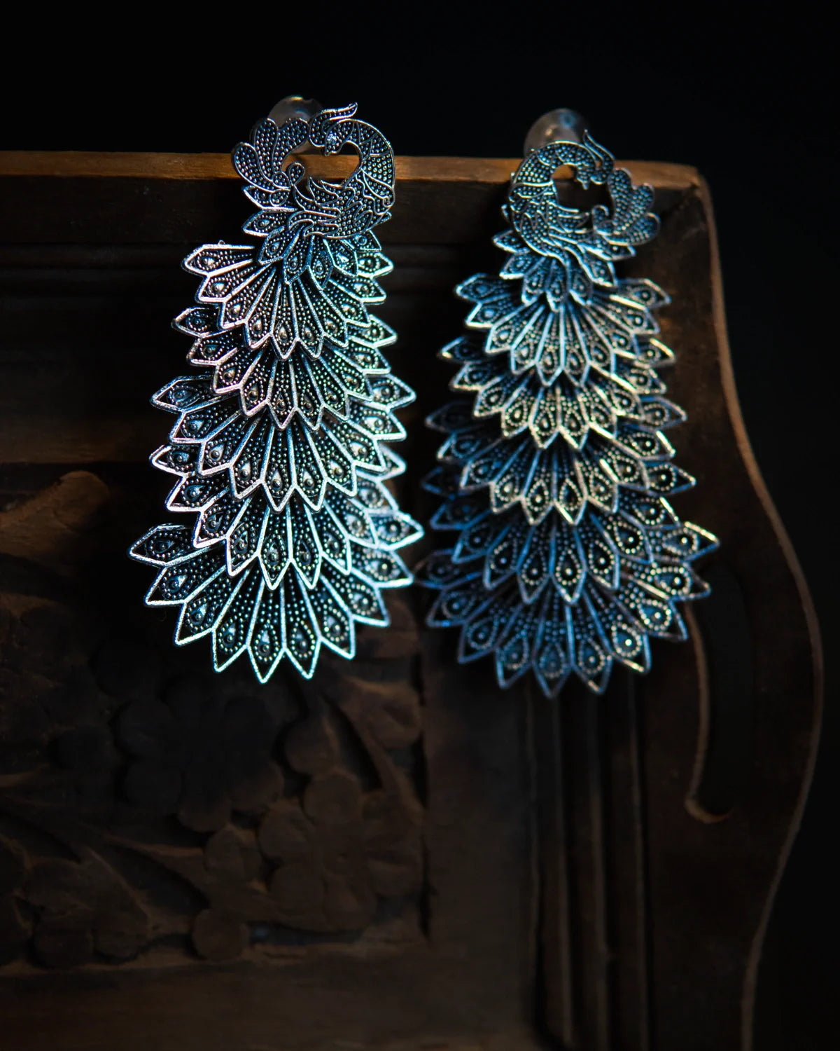 Peacock Raga Earrings