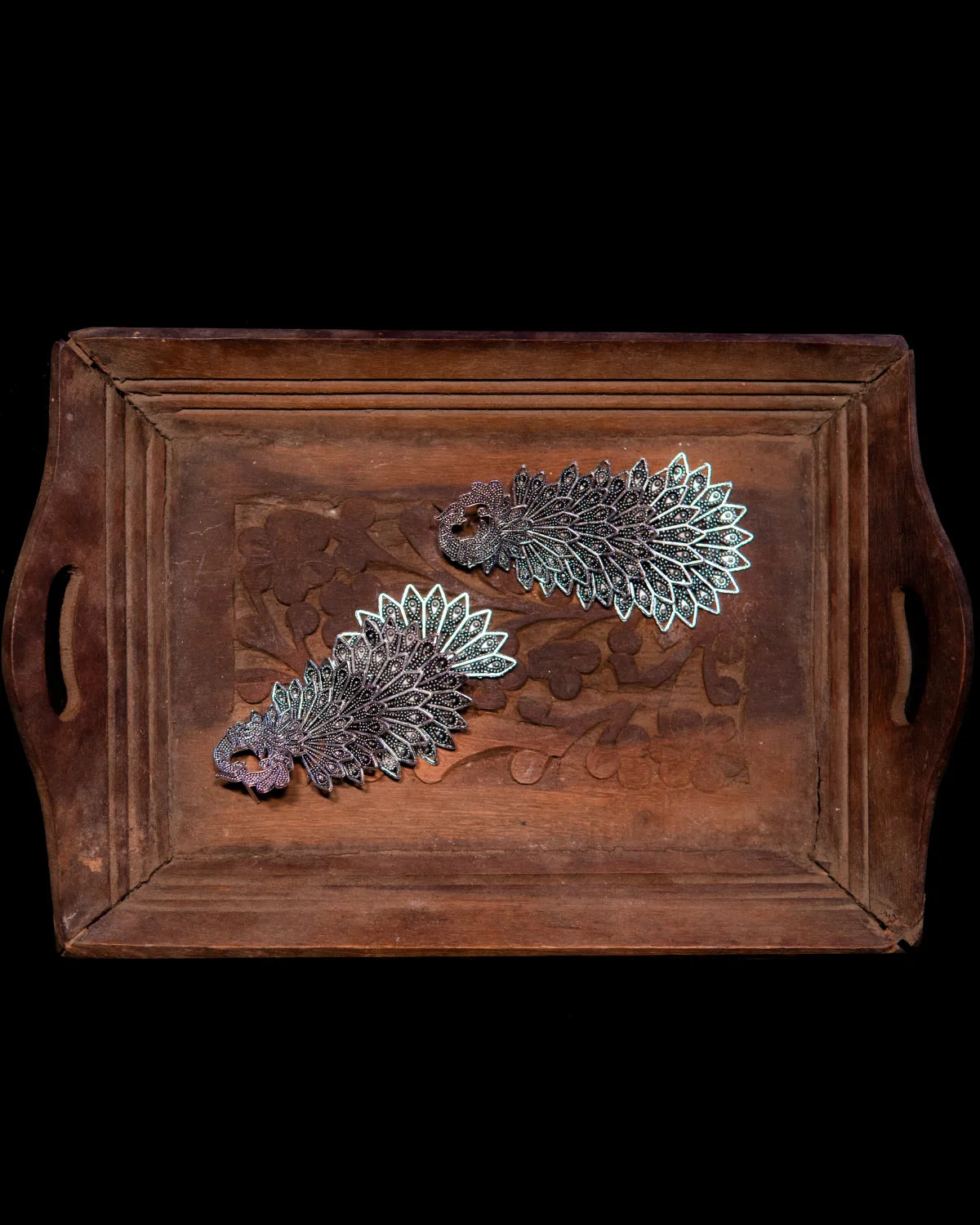 Peacock Raga Earrings